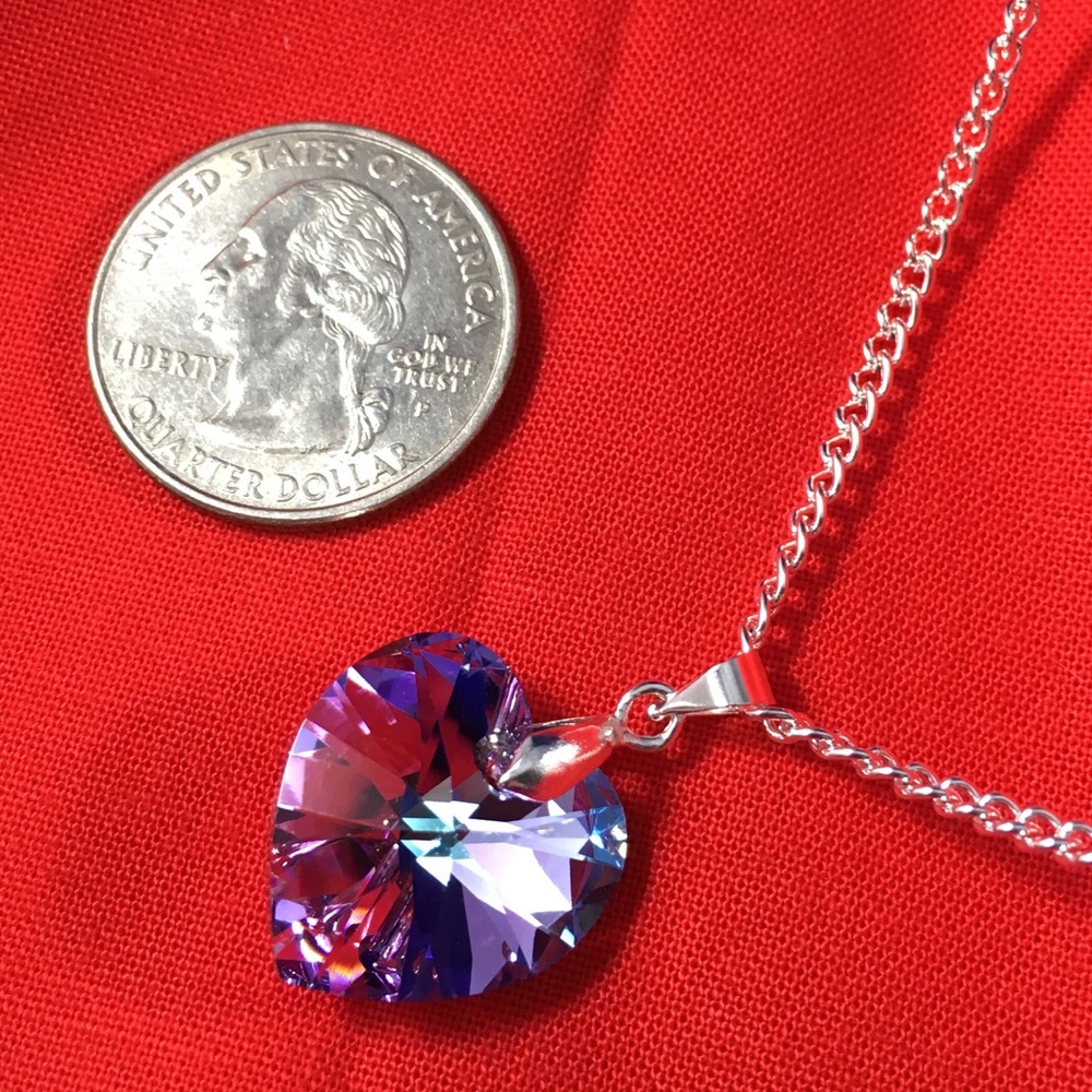 Swarovski Austrian Crystal Heart Necklace
